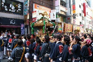 Autumn Festival of Kumano Jinja in Shinjuku