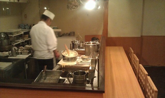Tempura Chef at Hageten Tempura Restaurant Tokyo