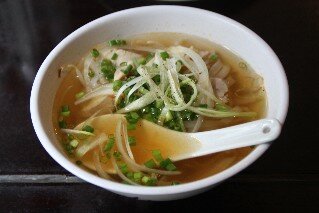 Pho noodle soup at Huong Viet Vietnamese Restaurant Tokyo