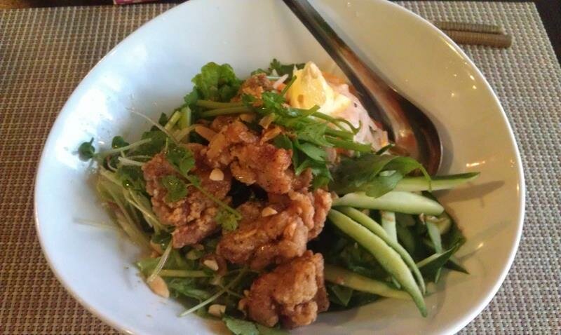 Grilled pork salad at Asian Tao Vietnamese Restaurant Tokyo