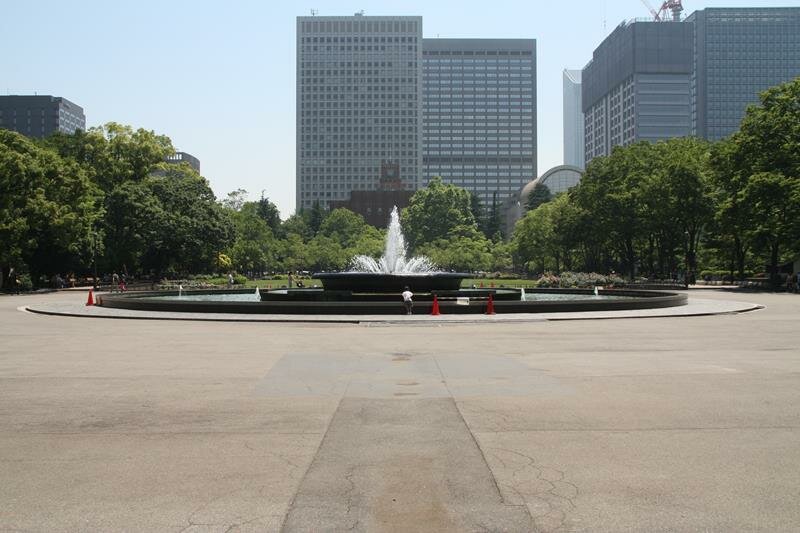 Fountain at Hibiya Park Tokyo