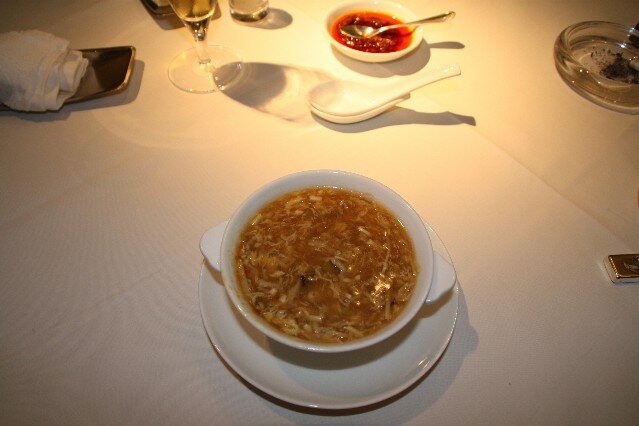 Jade Garden Chinese Restaurant Tokyo hot and sour soup