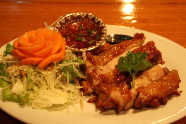 grilled chicken at Jasmine Thai Restaurant Tokyo
