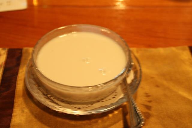 Tapioca and sweet coconut milk at Jasmine Thai Restaurant Tokyo