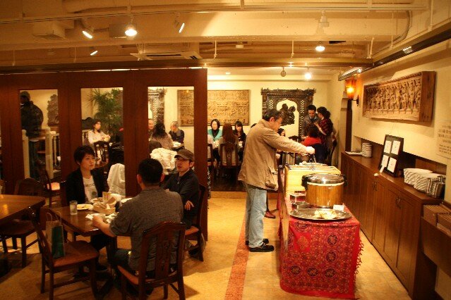 Nataraj Indian buffet lunch Tokyo