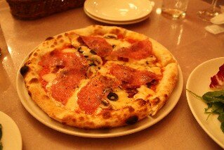 Pizza at Trattoria Maruumo Italian Restaurand Daiba