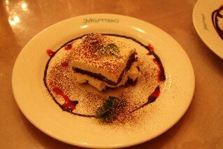 Tiramusa dessert at Trattoria Maruumo Italian Restaurant