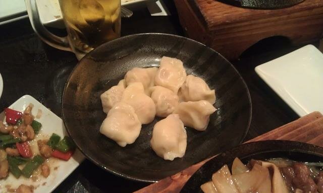 Steamed dumplings at Zuien Bekkan Chinese Restaurant Tokyo