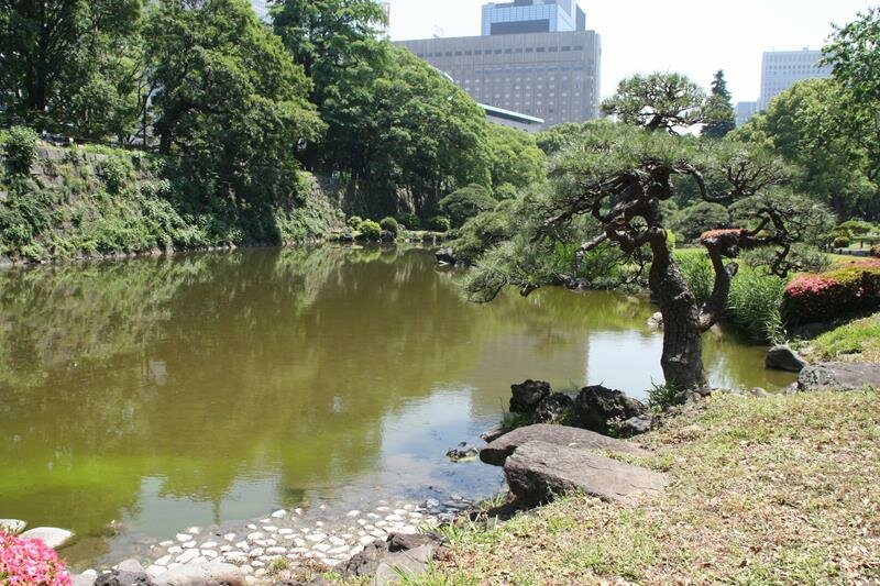 Pond Hibiya Park Tokyo