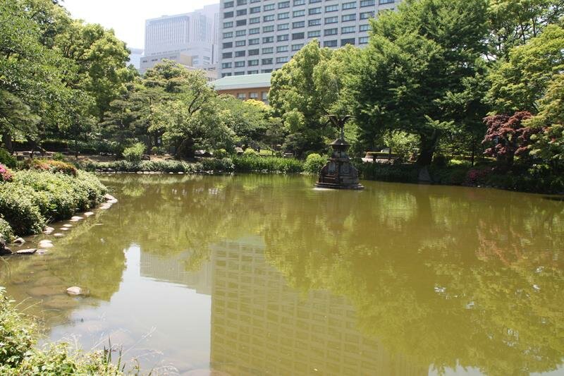 Pond Hibiya Park Tokyo