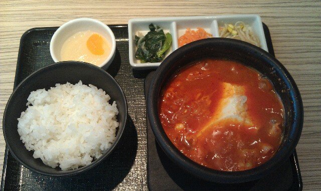 Food at Sundubu Korean Restaurant Tokyo