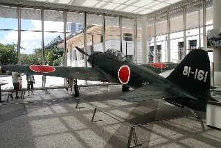 Mitsubishi Type 0 Carrier-base Fighter plane at Yushukan Museum