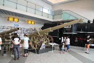 Model 89 15cm Cannon at Yushukan Museum